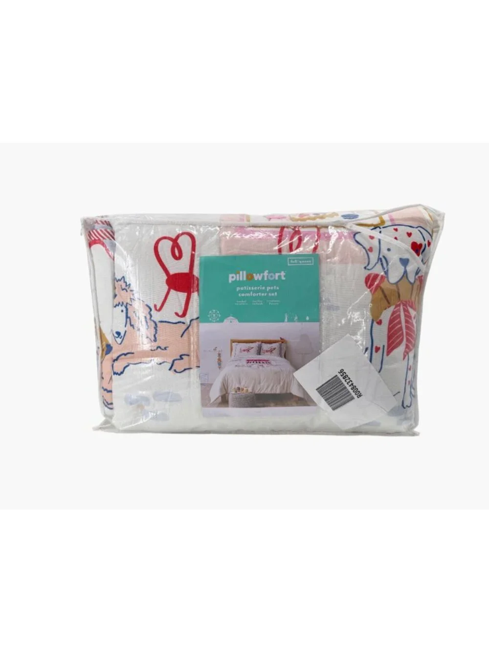 NEW Pillowfort Full/Queen Patisserie Scene Kids' Comforter Set